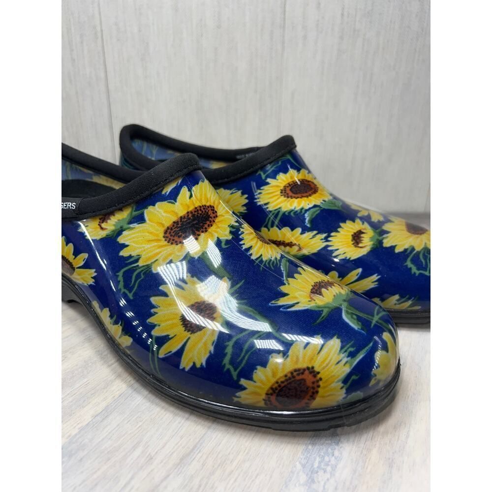 Sloggers Women's Sunflower Print Rain and Garden Shoes